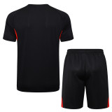 25-26 Bayern Black Training Short Suit #D2556