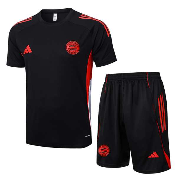 25-26 Bayern Black Training Short Suit #D2556