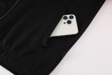 25-26 Man Utd Black Jacket Tracksuit #02