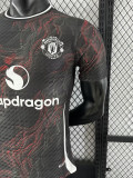 25-26 Man Utd Black Red Special Edition Player Version Training shirts