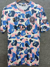 25-26 Inter Miami Blue Pink Joint Edition Fans Soccer Jersey (左袖带图)猿