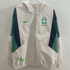 25-26 Brazil White Windbreaker
