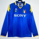 1995-1996 JUV Away Blue Retro Long Sleeve Soccer Jersey (长袖)