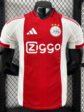 25-26  Ajax Home Player Version Soccer Jersey