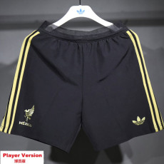 25-26 Mexico Gold Cup Black Player Version Shorts Pants (High Quality)(球员短裤)