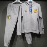 24-25 Man Utd Grey Hoodie Tracksuit (High Quality)(卫衣套装)