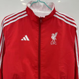 25-26 LIV Red & White Double Sided Windbreaker (双面风衣)