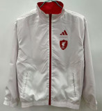 25-26 LIV Red & White Double Sided Windbreaker (双面风衣)