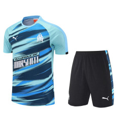 25-26 Marseille Lake blue Training Short Suit