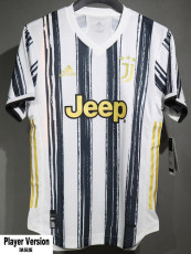2020-2021 JUV Home Player Version 球员 Retro Soccer Jersey