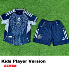 25-26 Algeria Royal blue Special Edition Kids Player Version Soccer Jersey (球员童装)