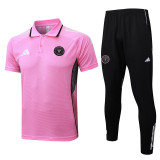 25-26 Inter Miami Pink Short shirts and Long trousers Suit #C2535