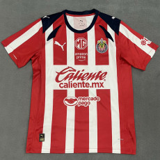 25-26 Chivas Guadalajara Home Fans Soccer Jersey