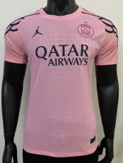 25-26 PSG Pink Special Edition Player Version Training shirts (带星)