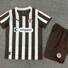 25-26 ST PAULI Home Kids Soccer Jersey