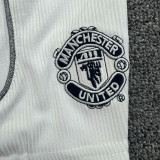 2000-2001 Man Utd Away Kids Retro Soccer Jersey