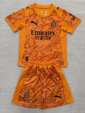 25-26 ACM Orange Goalkeeper Kids Soccer Jersey