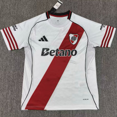 25-26 River Plate Home Fans Soccer Jersey (前Betano)