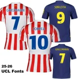 25-26 ATM Away Long Sleeve Player Version Soccer Jersey (长袖球员)