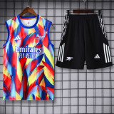 25-26 ARS Red blue Tank top and shorts suit