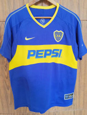 2003-2004 Boca Juniors Home Retro Soccer Jersey