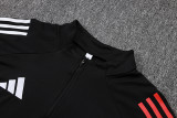 25-26 Ajax Black Half Pull Tracksuit (半拉链)