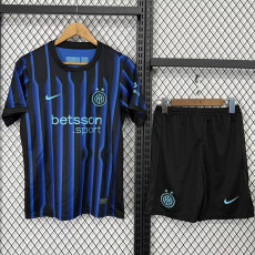 25-26 INT Home Kids Soccer Jersey (左袖/背下广告)