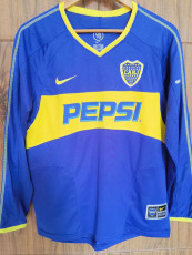 2003-2004 Boca juniors Home Long Sleeve Retro Soccer Jersey (长袖)