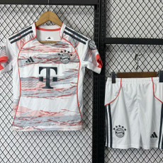25-26 Bayern Away Kids Soccer Jersey