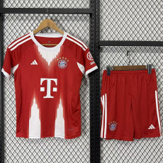 25-26 Bayern Home Kids Soccer Jersey