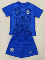 25-26 Finland Away Kids Soccer Jersey