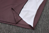 25-26 Man Utd Grey purple Short shirts and Long trousers Suit #C2537
