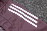 25-26 Man Utd Grey purple Jacket Tracksuit #A2550