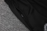 25-26 Man Utd Grey purple Short shirts and Long trousers Suit #C2537