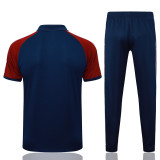 25-26 ARS Royal blue Short shirts and Long trousers Suit #C2543