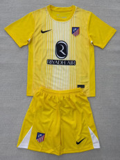 25-26 ATM Yellow GoalKeeper Kids Soccer Jersey