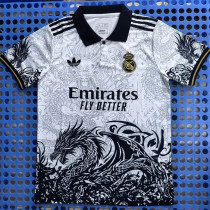 25-26 RMA White Polo Short Sleeve (三叶龙)有领