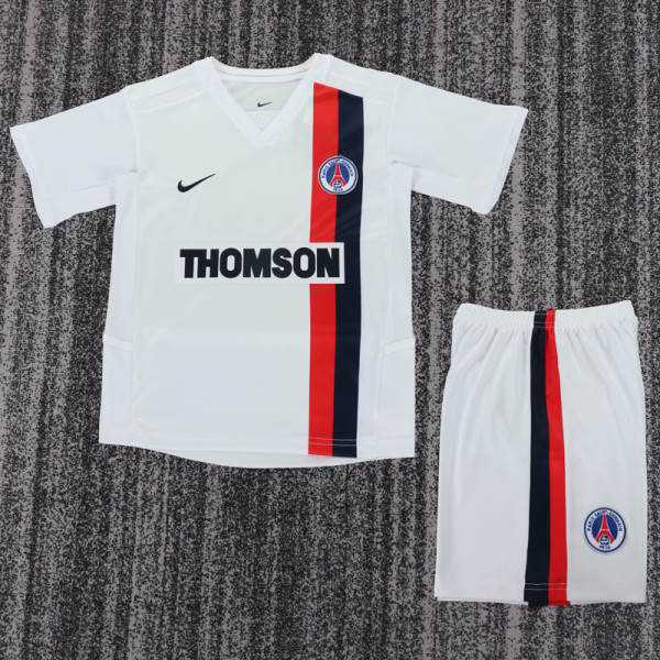2002-2003 PSG Away Kids Retro Soccer Jersey