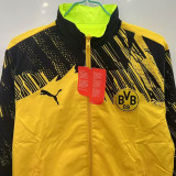 25-26 Dortmund Yellow & Fluorescent Green Double Sided Windbreaker (双面风衣)