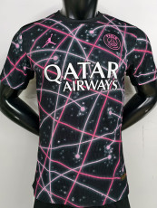 25-26 PSG Pink Black Player Version Training shirts