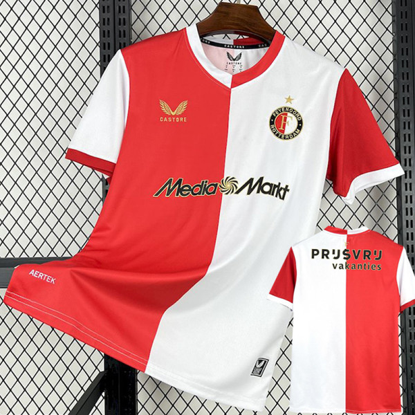 25-26 Feyenoord  Home Fans Soccer Jersey