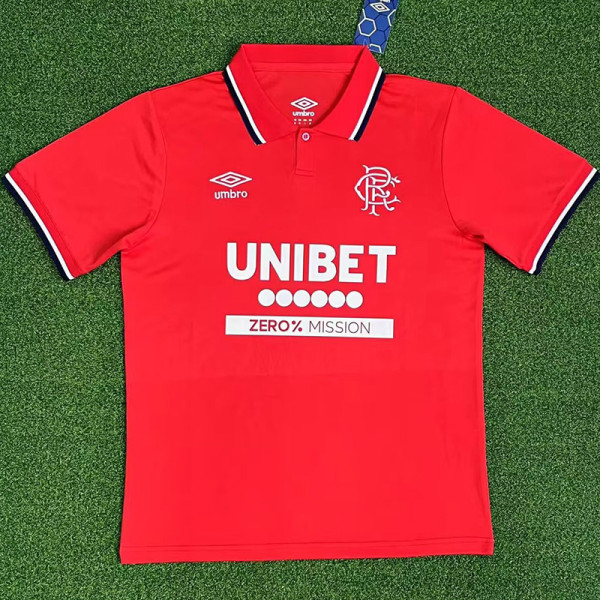 25-26 Rangers Red Fans Soccer Jersey