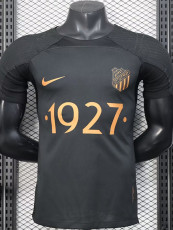2025 Ittihad Black Special Edition Player Version Training shirts (黄广告)