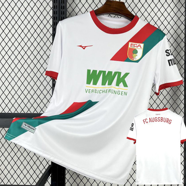 25-26 Augsburg FC Home Fans Soccer Jersey