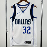 22-23 Dallas Mavericks FLAGG #32 White Top Quality Hot Pressing NBA Jersey(V领)