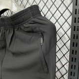 D980 AD Black Casual Short Pants