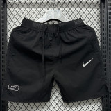 D3302 NK Black Casual Short Pants