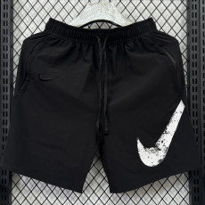 D704 NK Black Casual Short Pants
