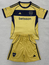 25-26 Boca Juniors Away Kids Soccer Jersey