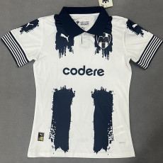 2025 Monterrey White Women Soccer Jersey (女)